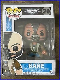 The Dark Knight Rises BANE (20) Funko POP, Vaulted, In Protector, NIB