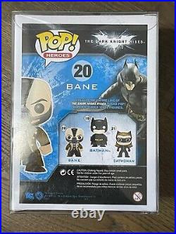 The Dark Knight Rises BANE (20) Funko POP, Vaulted, In Protector, NIB