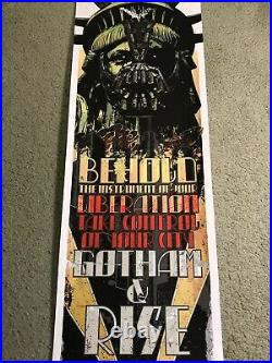 The Dark Knight Rises Bane Batman Movie Art Print Poster Mondo Rhys Cooper Rare