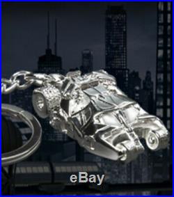 The Dark Knight Rises Batmobile Keychain Silver Limited Edition of 1000