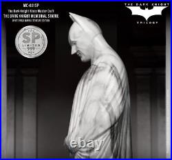 The Dark Knight Rises White Faux Marble Texture Memorial Statue Table Top