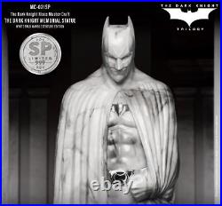 The Dark Knight Rises White Faux Marble Texture Memorial Statue Table Top