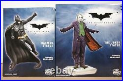 The Dark Knight The Joker+ Batman Statue by Kolby Jukes Set Pair LE 6000