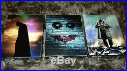 The Dark Knight Trilogy Limited Edition HDZETA Box & Collectables NO STEELBOOK