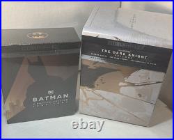 The Dark Knight Trilogy Steelbook / Batman Anthology Collection (4K) NEW-Box S&H