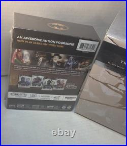 The Dark Knight Trilogy Steelbook / Batman Anthology Collection (4K) NEW-Box S&H