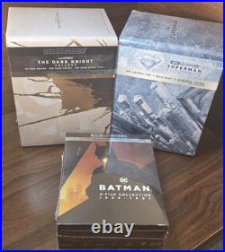 The Dark Knight Trilogy + Superman 5 Film Collection Steelbook+Batman Anthology