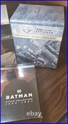 The Dark Knight Trilogy + Superman 5 Film Collection Steelbook+Batman Anthology