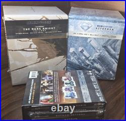 The Dark Knight Trilogy + Superman 5 Film Collection Steelbook+Batman Anthology