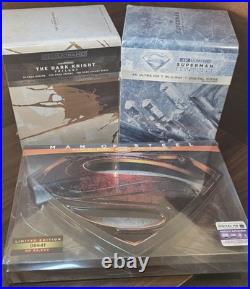 The Dark Knight Trilogy + Superman 5 Film Collection Steelbook + Man of Steel