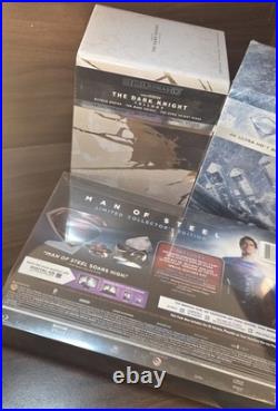 The Dark Knight Trilogy + Superman 5 Film Collection Steelbook + Man of Steel