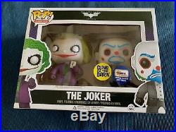 The Joker and Bank Robber Funko Pop Set The Dark Knight Trilogy Exclusive