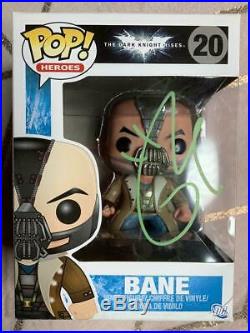 Tom Hardy Signed Funko Pop! Bane, The Dark Knight Rises #20
