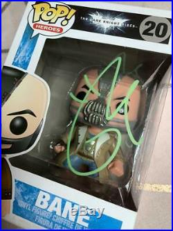 Tom Hardy Signed Funko Pop! Bane, The Dark Knight Rises #20