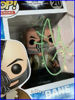 Tom Hardy Signed Funko Pop! Bane, The Dark Knight Rises #20