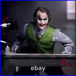 US STOCK! The Dark Knight Heath Ledger Joker 1/6 Cloth Movable Figure Collection