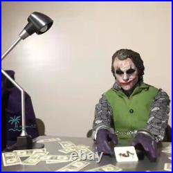 US STOCK! The Dark Knight Heath Ledger Joker 1/6 Cloth Movable Figure Collection