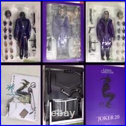 US STOCK! The Dark Knight Heath Ledger Joker 1/6 Cloth Movable Figure Collection