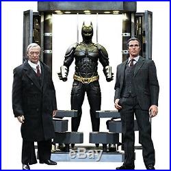 Used Movie Masterpiece The Dark Knight Alfred Penny Worth & Batman Armory