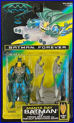 VINTAGE 1994-1997 Hasbro/Kenner 5 Batman Action Figure Collection (21 FIGS) MOC