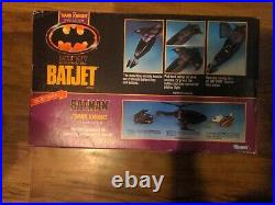 Vintage 1990 Kenner BATJET Batman The Dark Knight Collection