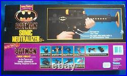 Vintage 1990 Kenner Batman Sonic Neutralizer Dark Knight Collection SEALED NIB