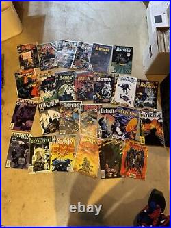 Vintage Batman Comic Book Lot (104 Books) Legends Of The Dark Knight Chronicles
