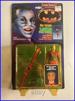 Vintage Dark Knight Collection Sky Escape Joker Kenner 1990 Wide Bubble Rare HTF