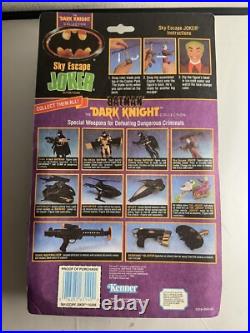 Vintage Dark Knight Collection Sky Escape Joker Kenner 1990 Wide Bubble Rare HTF