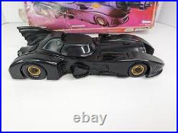 Vintage Kenner Batman The Dark Knight Collection Batmobile 1990 Incomplete