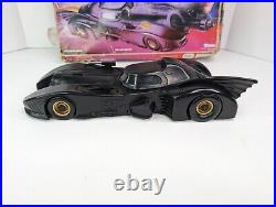 Vintage Kenner Batman The Dark Knight Collection Batmobile 1990 Incomplete