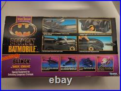Vintage Kenner Batman The Dark Knight Collection Batmobile 1990 Rare Complete