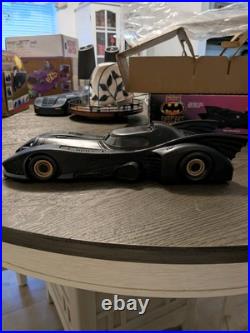 Vintage Kenner Dark Knight Batmobile 1990 Rare Complete with ToyBiz Batcycle