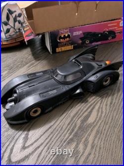 Vintage Kenner Dark Knight Batmobile 1990 Rare Complete with ToyBiz Batcycle Vintage Kenner Dark Knight Batmobile 1990 Rare Complete with ToyBiz Batcycle