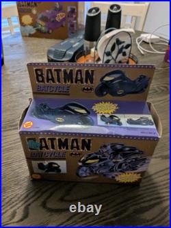 Vintage Kenner Dark Knight Batmobile 1990 Rare Complete with ToyBiz Batcycle Vintage Kenner Dark Knight Batmobile 1990 Rare Complete with ToyBiz Batcycle