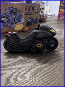 Vintage Kenner Dark Knight Batmobile 1990 Rare Complete with ToyBiz Batcycle Vintage Kenner Dark Knight Batmobile 1990 Rare Complete with ToyBiz Batcycle