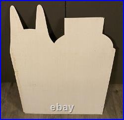 Vintage Retail Toy Store Sign Large Kenner Batman The Dark Knight Collection