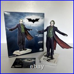 Vtg Dark Knight THE JOKER Figure Statue KOLBY JUKES Rare A/P #1595 COA