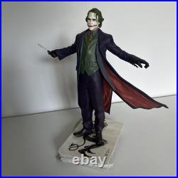 Vtg Dark Knight THE JOKER Figure Statue KOLBY JUKES Rare A/P #1595 COA