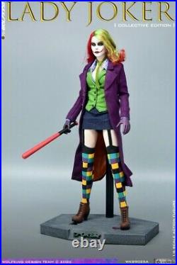 WOLFKING 1/6 WK89025A Lady Joker 12 Female Action Figure 3pcs Head Sculpt Toys